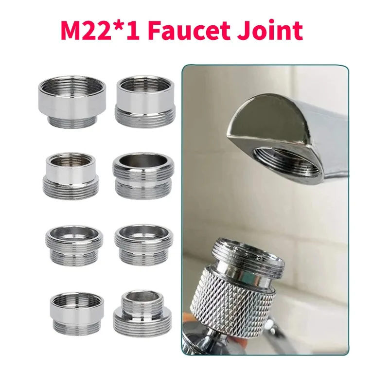 

1pcs/Lot M22 to M20 M18 M28 Thread Stainless Steel Connector Faucet Joints Water Purifier Accessory Kitchen Water Tap Adapter