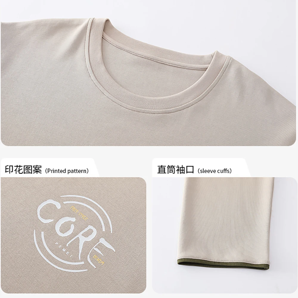 L-3XL 100% Cotton Soft Breathable Male Pajamas Set Casual Loose Big Size Men's Pajamas Spring Autumn Comfortable Pijama Hombre