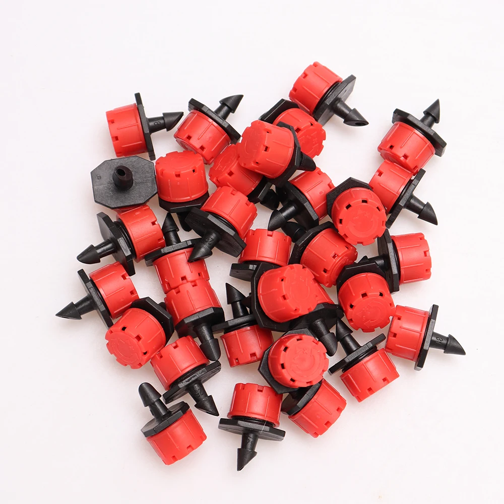 20-50M Drip Irrigation System Potted Plant Watering Kits Adjustable Drippers 1/4'' Hose Irrigation Micro Garden Watering System - 4