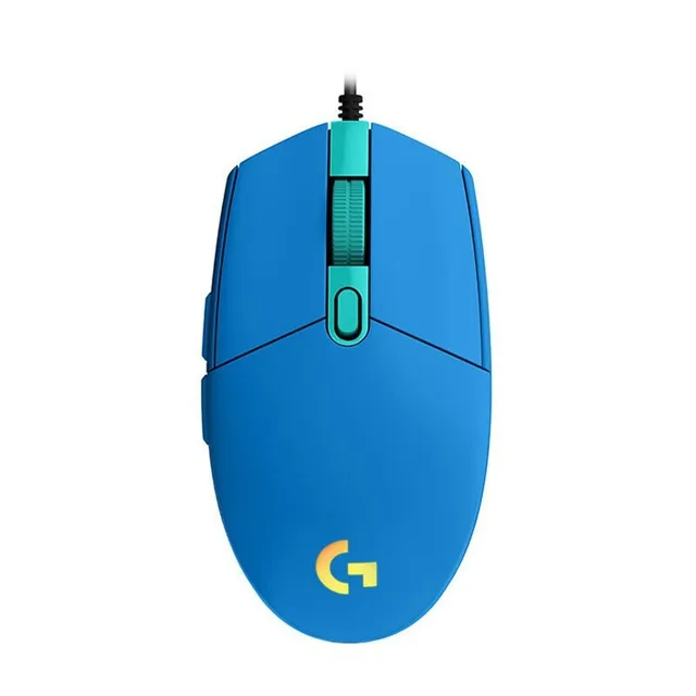 Logitech G102 Mouse USB Wired Gaming Mouse 8000 DPI Rainbow Optical Effect Screen For PC/Mac Computer and Laptop 10