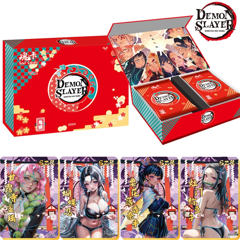 

Original Demon Slayer Card Booster Box Collection Anime Character Rare Limited BP Dream Linkage Cards Game Toy Boy Birthday Gift