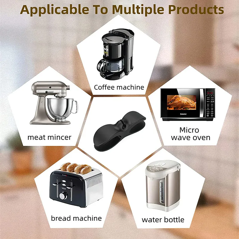 Cable organizer cord wrapper clip for kitchen appliance air fryer coffee machine