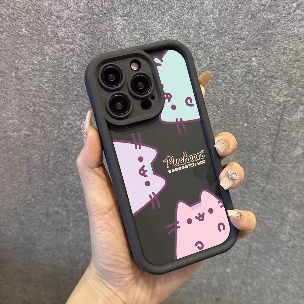 Charming Pusheen Cat-Themed Phone Case
