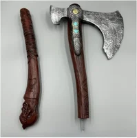 92cm God of War Leviathan Axe Weapon Model PU Material Detachable Kratos Sword Samurai Collection Weapons Anime Game Gift Toy 2