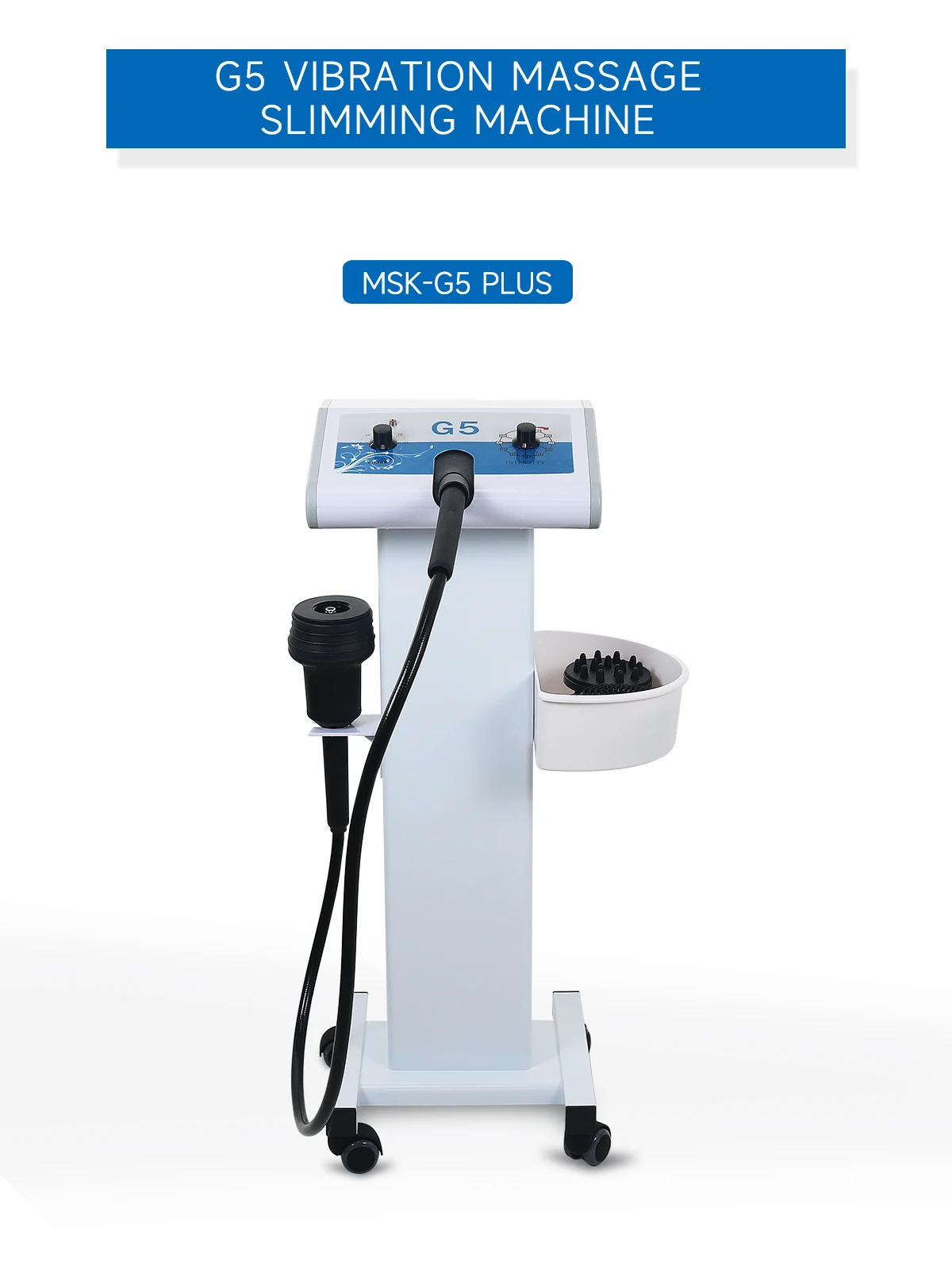 Vibrating G5 Massager Machine Body Slimming with Trolley Stand High  Frequency g5 Cellulite Removal Machine Weight Loss Device