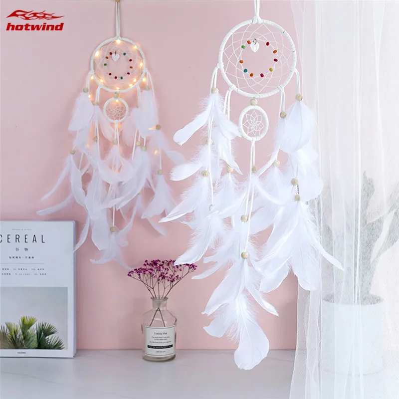 1pc Dream Catcher Wall Decor Handmade Colorful for Girls Boy Kids Bedroom Wall Hanging Living Room Wedding dream catcher wall decoration