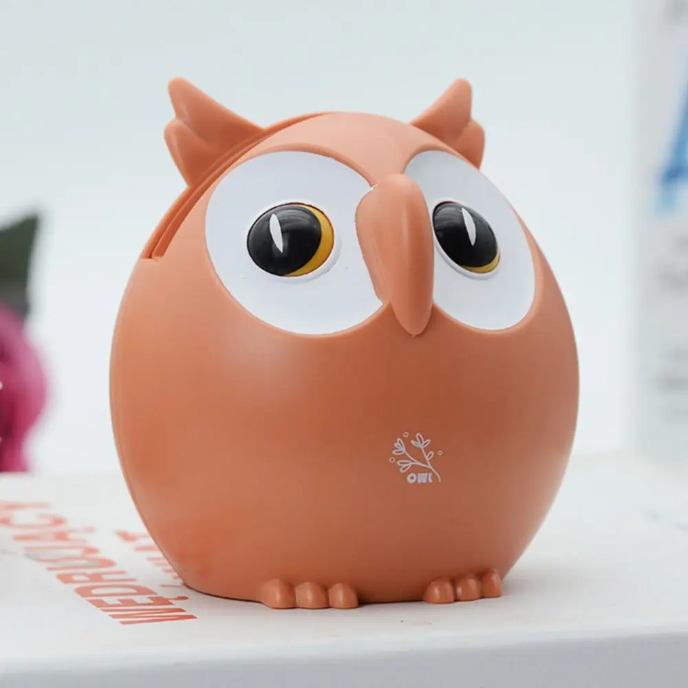 Owl Shape Owl Music Box Creative Small Cute Owl Ornament Cartoon Glasses Storage Rack Birthday Gift