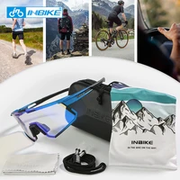 INBIKE-Lunettes de soleil de cyclisme photochromiques pour hommes, lunettes de vélo de route professionnelles, lunettes de sable coupe-vent, lunettes de vélo 6