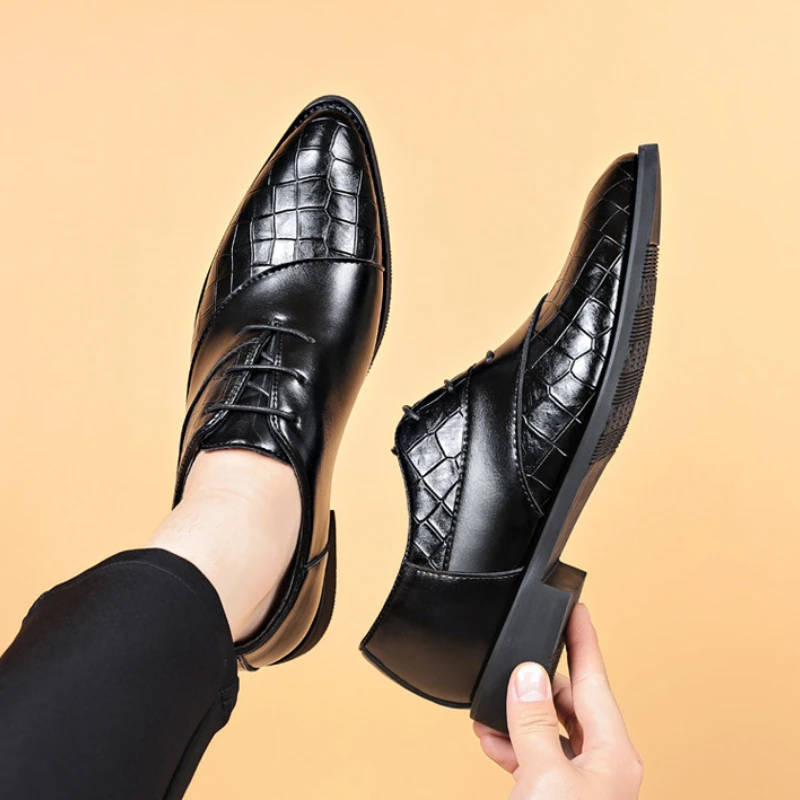 amazon zapato puntiagudo hombre Zapatos de vestir de diseñador para hombre, zapatos Oxford Retro
