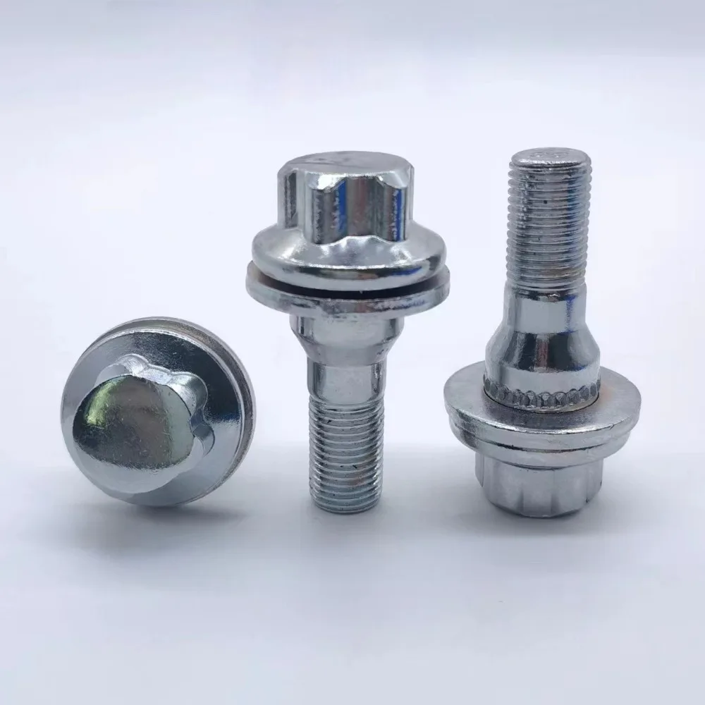 4 + 1 Wheel Anti-Removal Bolts Screws for Peugeot M12x1.25 auto fasteners