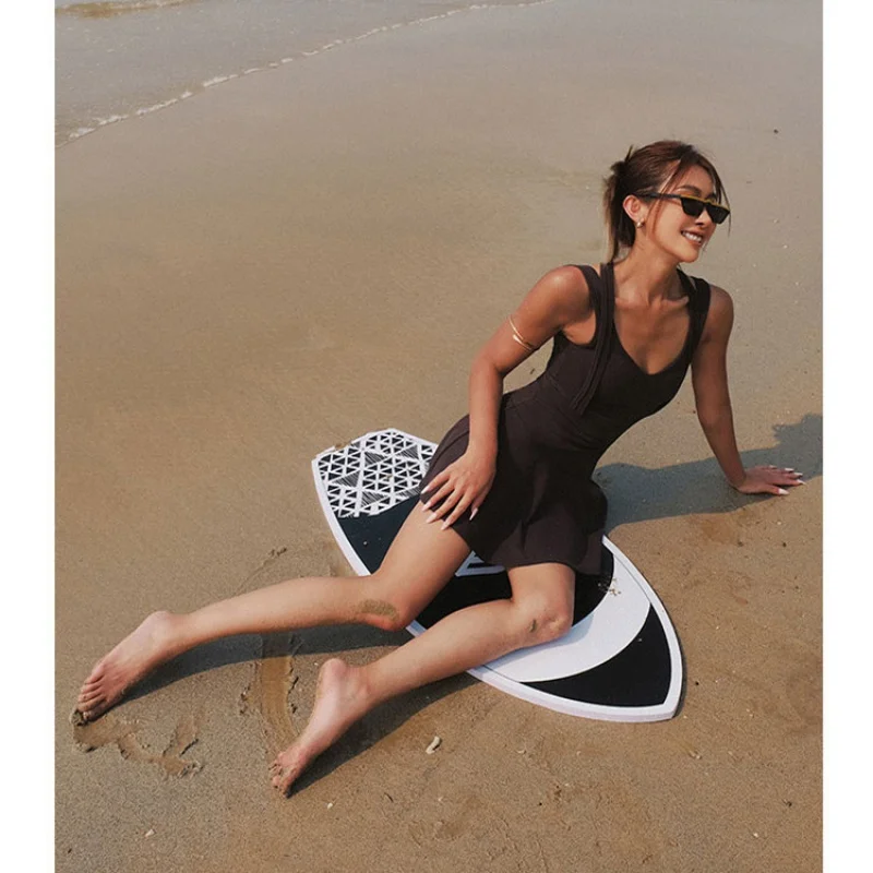 Back Shaping Dress Short Running Tennis Skirt Yoga Clothes Exercise Workout Sports Fitness Breathable Yoga Nude Tennis Clothing