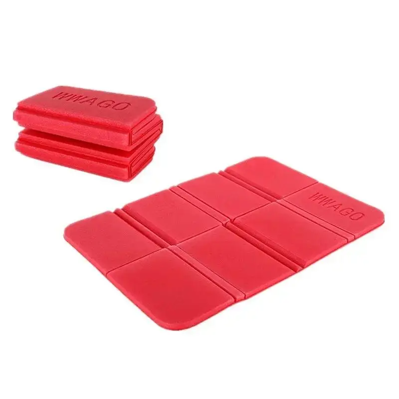 1 Pcs Outdoor Folding Pad Seat Cushion Picnic Mat Waterproof Moisture-proof EVA Household Products 8 Color Portable Single Pad