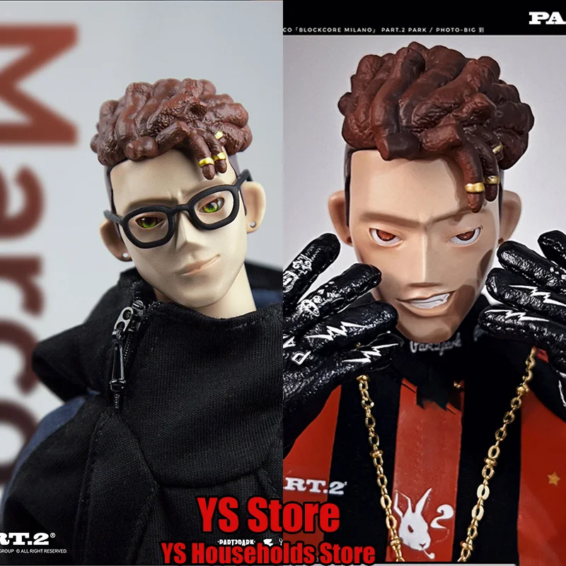 

PART2PARK EMPTY Original 1/6 Macro Cool Boy Head Sculpt Model Toys For 12" Action Figure Body Trendy Action Figure Accessory