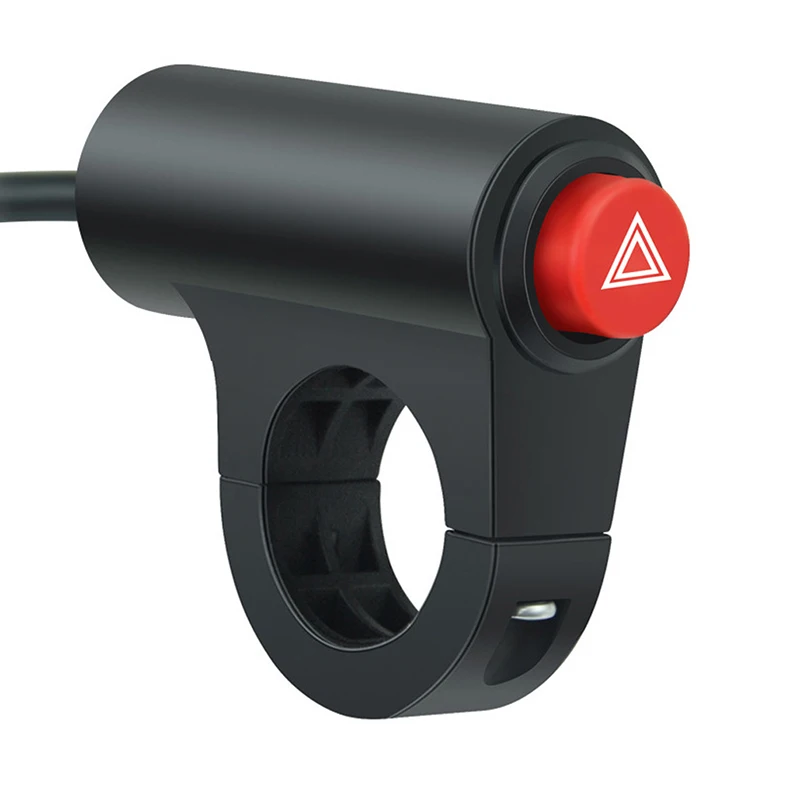 

Motorcycle Double Flash Warning Emergency Lamp Switch Electric Vehicle Switch Button Signal Flasher Motorcycle Switch Handlebar