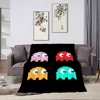 Game Cute Bean Blanket Plush Nap Sofa P-Pac-M-Man rug for Living Room Warm Office Bedroom Birthday Home Travel Kid Gifts 4