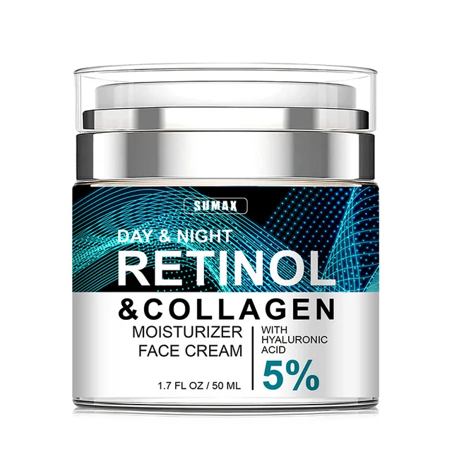 Retinol Anti Aging Face Cream Moisturizing Wrinkle Remover Collagen Hyaluronic Acid Creams Skin Care 50ML 1