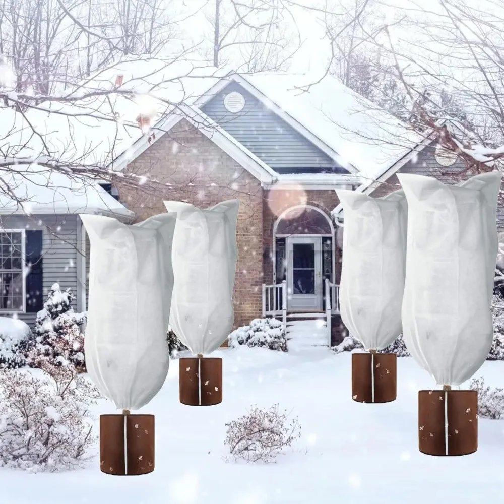 Oxford Cloth Plant Insulation Cover Breathable Heat Preservation Thermal Pot Protector Waterproof Cold Resistance