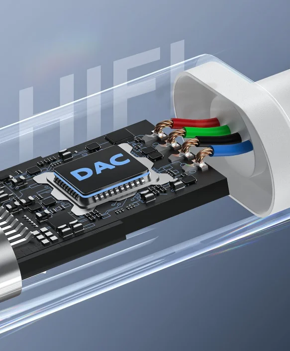 USB C-3.5mm 오디오 헤드폰 잭 어댑터(2팩), Aux-USB C 동글 코드 케이블