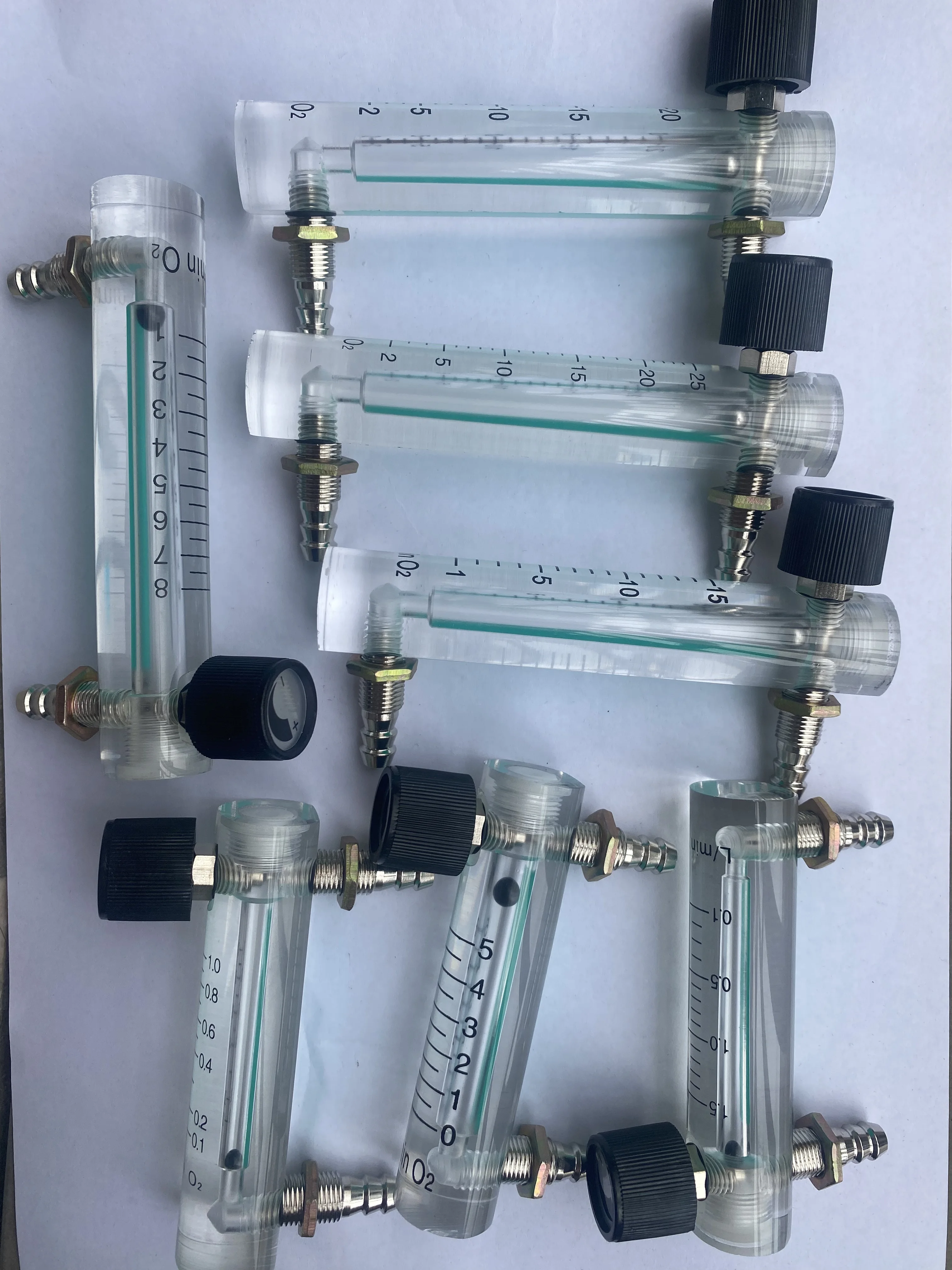 Air Oxygen Gas Flow Meter Flowmeter Caudalimetro Counter Flow Indicator O2 Oxigen Gas Meter Device Switch 0.1-1.5L/min flow meter turbine flow meter digital turbine flow meter