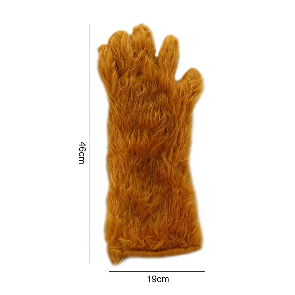 

Funny Photo Prop Gloves Funny Anime Hand Paw Gloves for Halloween Party Cosplay Cartoon Plush Costume Claws Mittens Storytelling