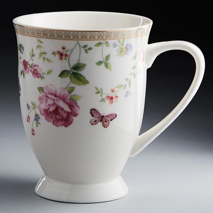 кружка фарфоровая 340 мл. коричневая посуда. кружка ф. кружка ф. кружка для чая delta ф16-020l.