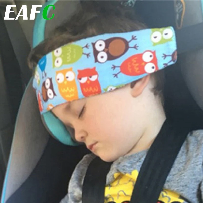 Fascia di supporto per la testa del bambino morbida cintura di sicurezza per neonati accessorio per auto 