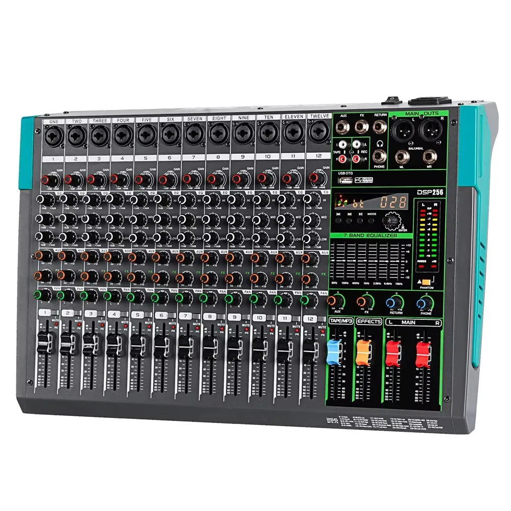 12 Channels Audio Mixer For stage