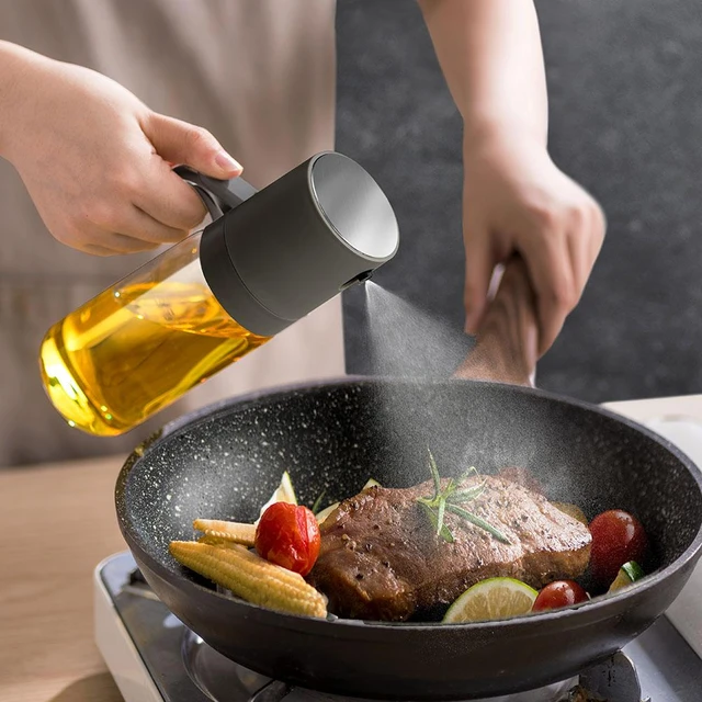 2PCS Oil Spray Bottle BBQ Cooking Kitchen Baking Oil Sprayer Camping Picnic  Salad Gravy Boats Oil Dispenser Container Gadget - AliExpress