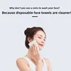 Reusable thickened face towel One pack of 50/100 Pcs per pack Travel cleanser wet dry makeup remover cotton soft fabric Useful