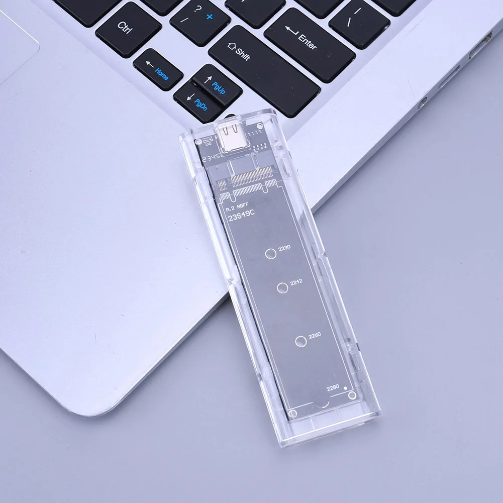 M.2 NGFF SATA  SSD ܺ Ŭ, USB 3.1 C Ÿ, 10Gbps ϵ ũ ̽, 22230, 2242, 2260, 2280mm SSD  ʿ 