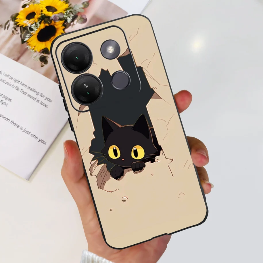 Luxury Marble Soft Silicone Back Cover Phone Case for Infinix Smart 7 Series