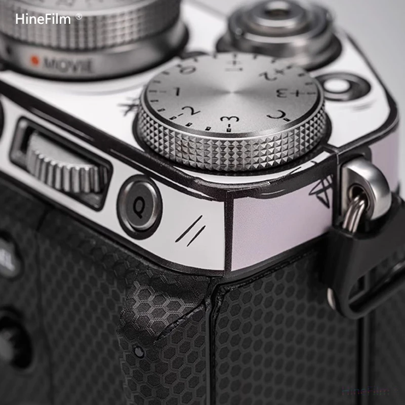 Fujifilm X-T5 카메라 데칼 스킨 스케치 패턴 커버, Fujifilm XT5 스티커 랩 보호 필름, 맞춤형 스킨