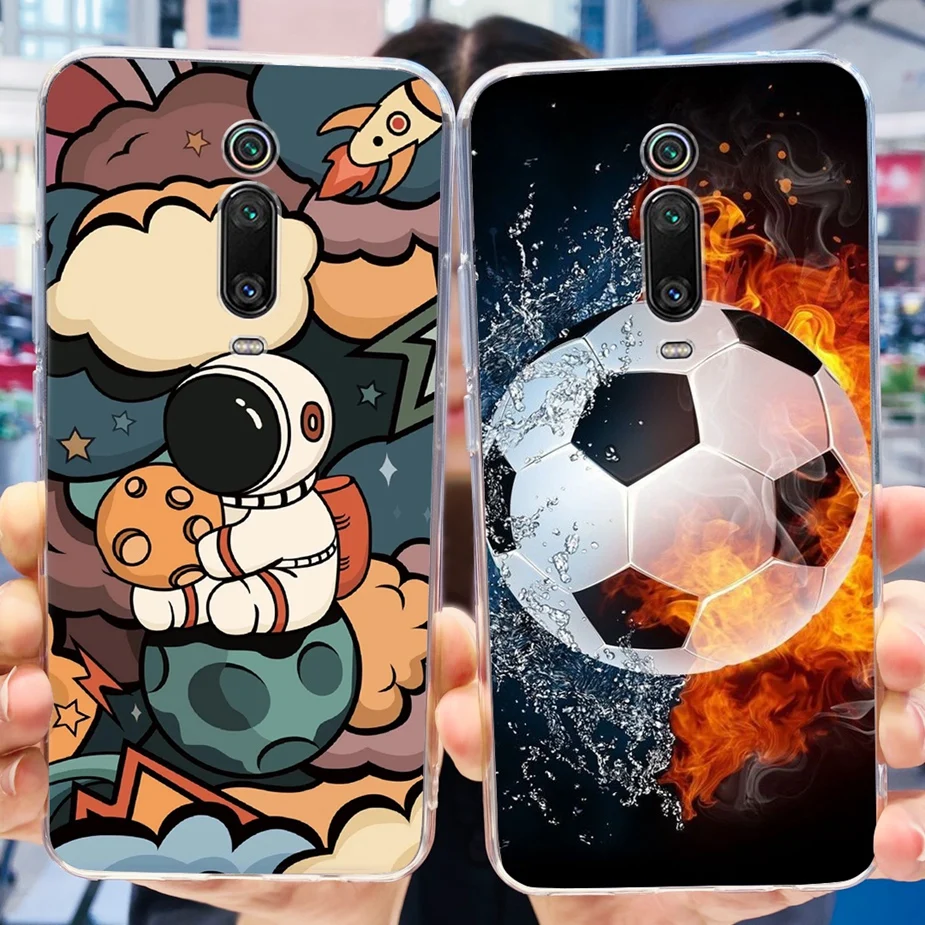 Cute Fashion Painted Clear Silicone Phone Case - Soft Protective Cover