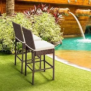 Bar height outdoor chairs