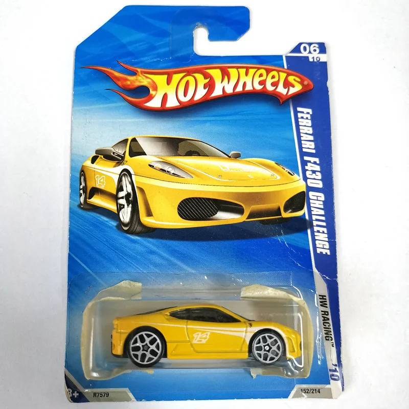 

Hot Wheels Cars FERRARI F430 CHALLENGE 1/64 Metal Die-cast Model Collection Toy Vehicles