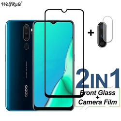 Premium Tempered Glass Screen Protector with Camera Lens Film - A15 A15S A35 (3Glass - 3Camera Film)