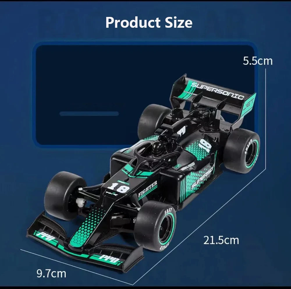 F1 Remote Controlled Car 1:18 Formula Model Racing High-Speed Drifting Sports Children Toys Set for Kids Birthday Gift 5