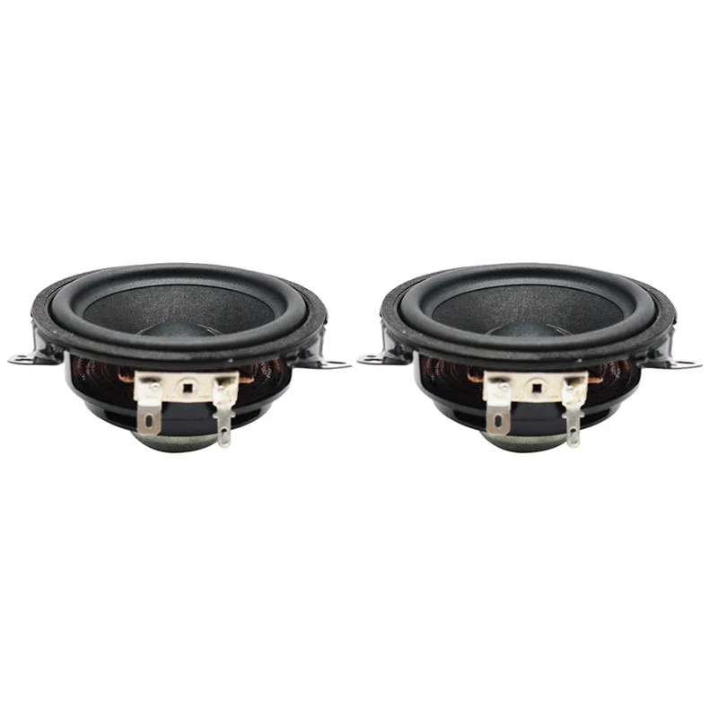 2 Pcs 4 Ohm 15W Audio Speaker Full Renge 70MM Neodymium Magnetic 2.75 Inch Speakers Bass Subwoofer DIY Home Sound Theater Music