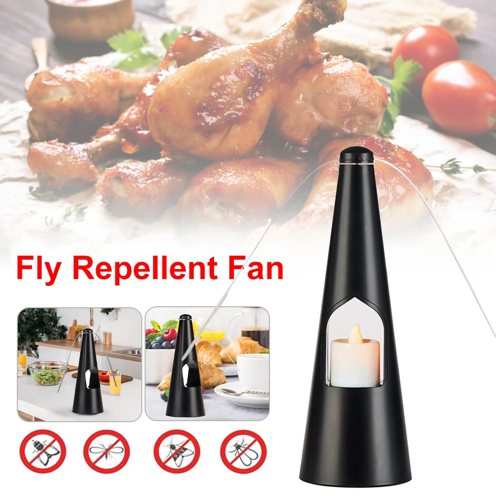 DC 5V USB Fly Fan Tabletop Fly Repellent For Outdoor Indoor Battery