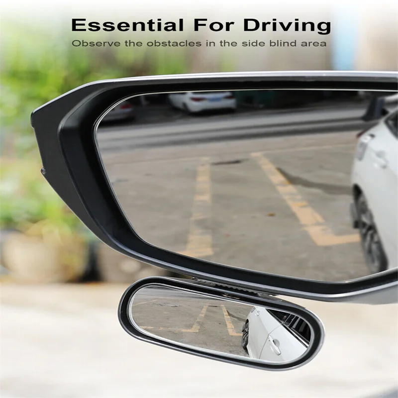 Car Rear View Mirror Blind Spot Mirrors Waterproof 360 Degree Wide Anger Parking Assitant Auto Rearview Safety