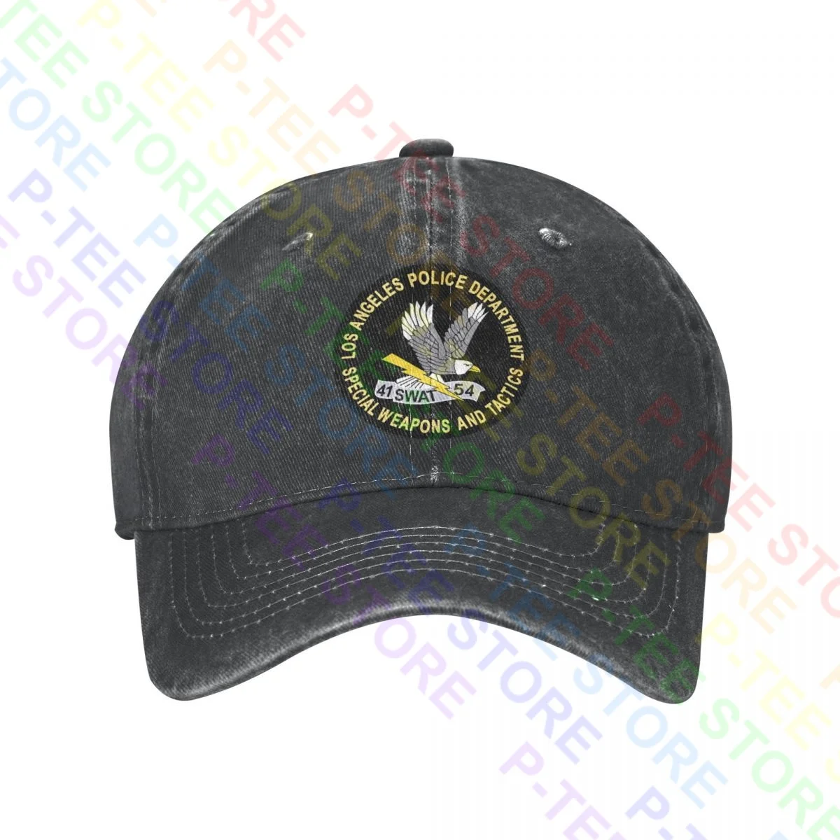 Lapd Swat-gorra de béisbol vaquera lavada, sombreros de camionero