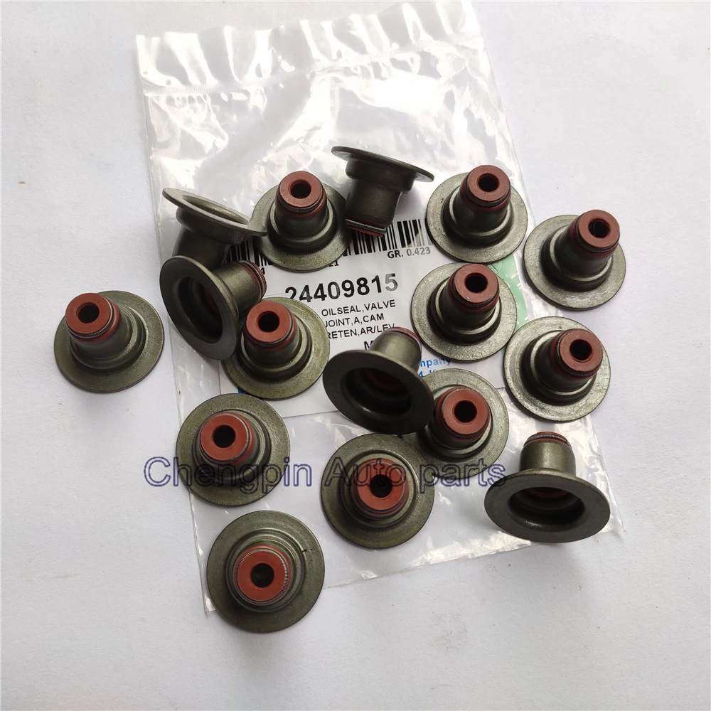 Engine Seal Valve Stem Set 16PCS/Set For Chevrolet Aveo Sonic Cruze 1.6 1.8L Opel Vauxhall Astra Pontiac G3