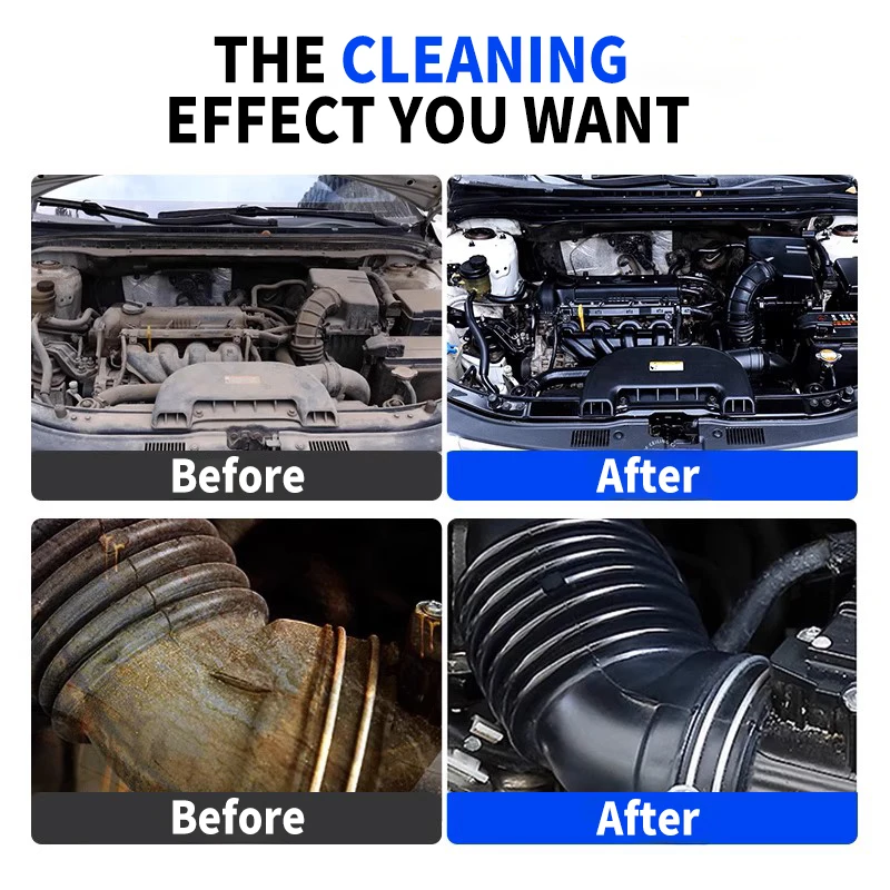 Car Engine Cleaner & Engine Bay Cleaner - Powerful Degreaser for Oil Sludge & Grease Fuel System & Throttle Body Cleaning 2