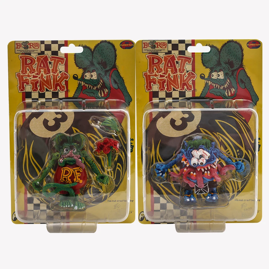 

Rat Fink Ed Roth Action Figure Toys Cute Dolls Creative Gift