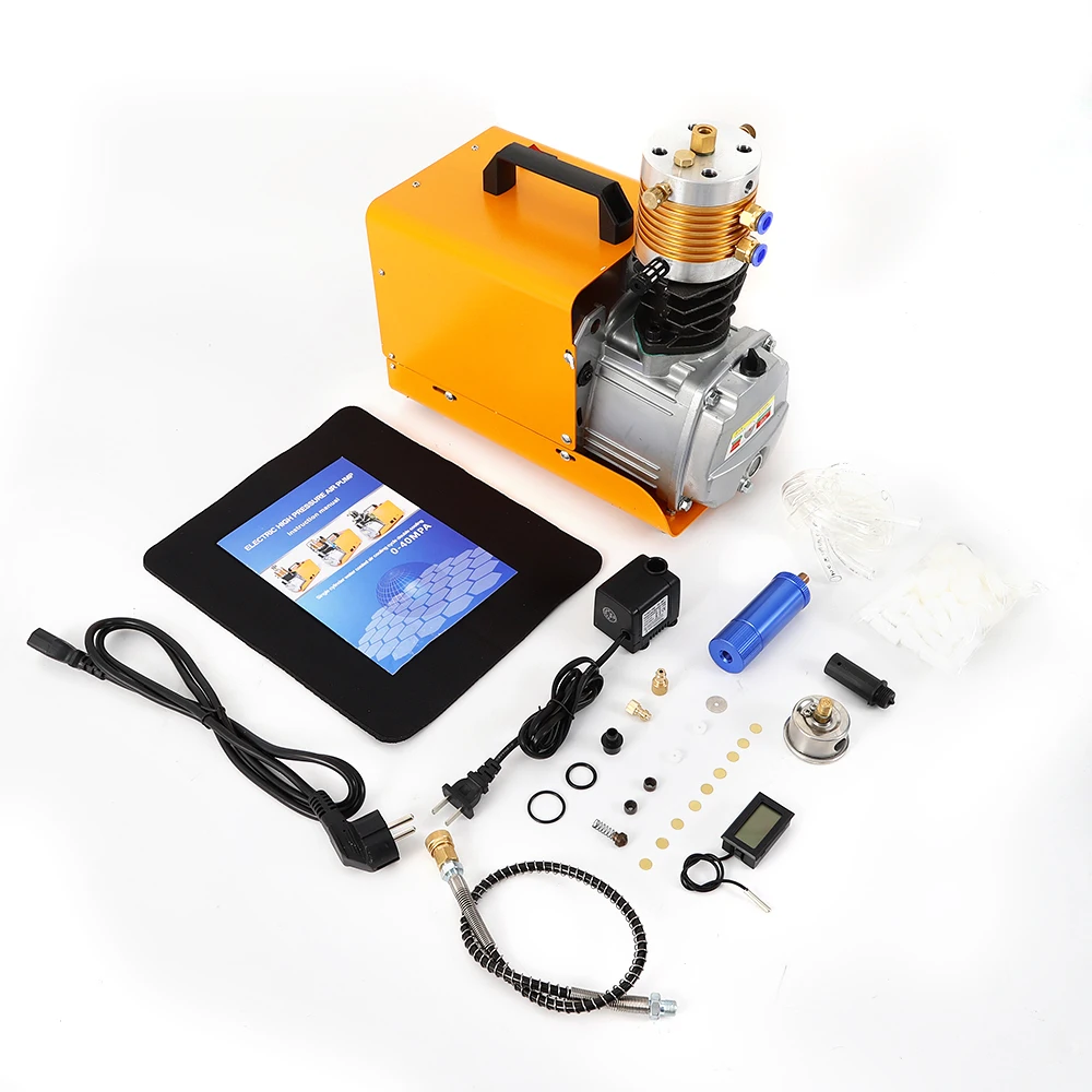 4500Psi 30MPA 220V Pcp Air Compressor Electric High Pressure Pump for Pneumatic PCP Rifle Airgun Scuba Inflator