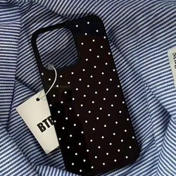 Chic Polka Dots Phone Case - Y2K Lovely Design - iPhone 12 Mini (1)