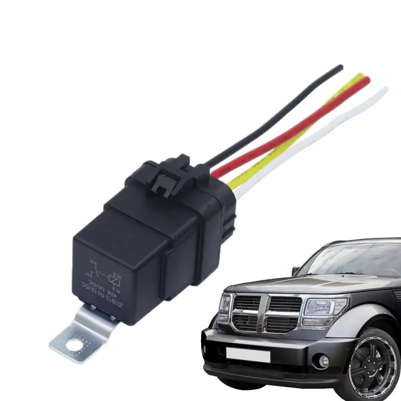 

Водонепроницаемый реле 12 В/24 В 40 А, водонепроницаемый релейный переключатель, электрическая система, замена на 4/5 контактов с отрезом, Совместимость с