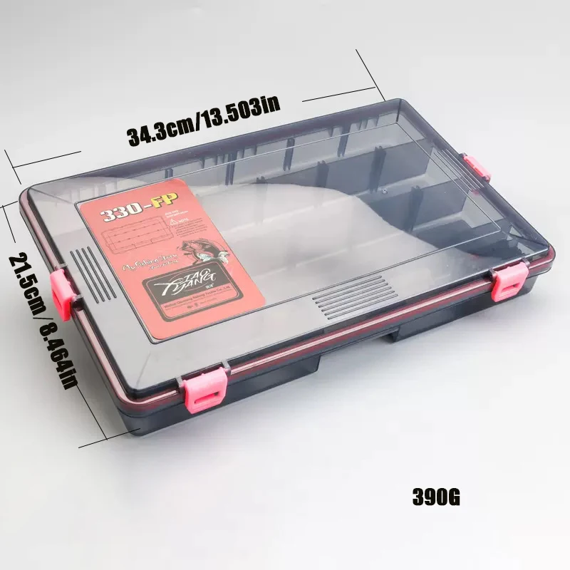 Compact Multi-Compartment Fishing Accessory Organizer Box