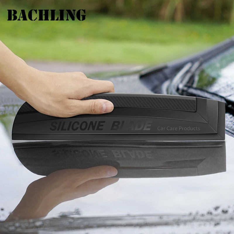 Silicone Scraper Manual Car Wrap Tools Water Scraping Film Scraper Accessories Car Windshield Cleaning Squeegee