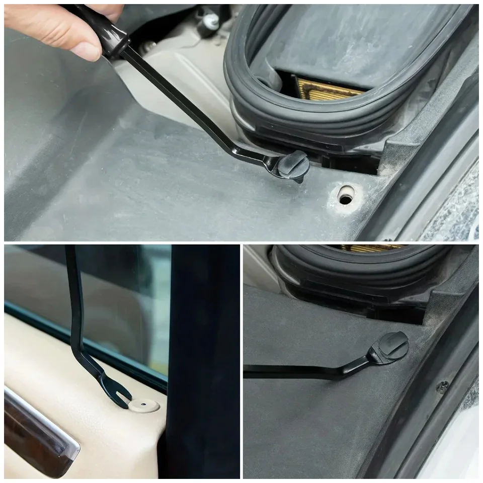 Kit 23 In 1 Per Rimozione Pannelli Auto, Leve In Nylon Rosso E Metallo, Per Smontaggio Cruscotto E Radio - 2